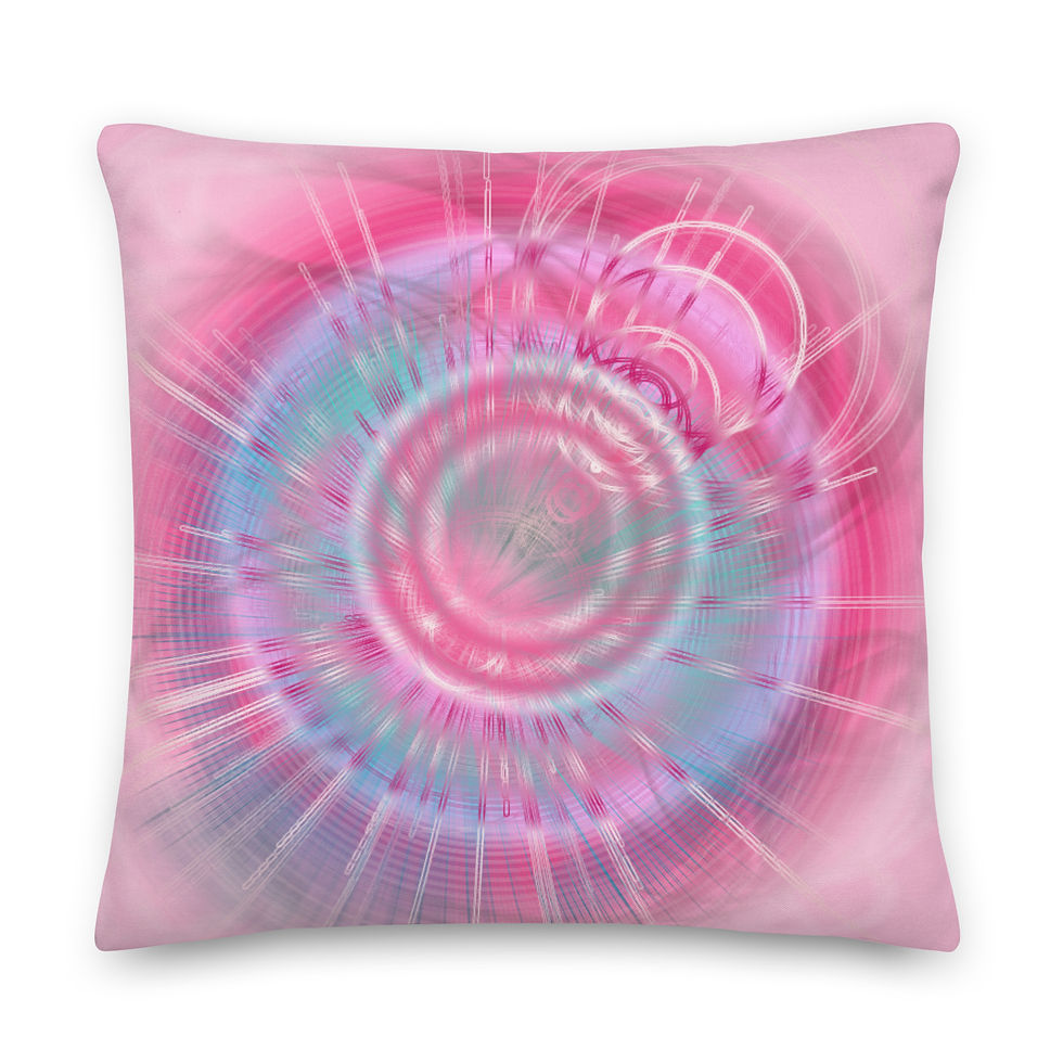 Thumbnail: Candy Land Rings Premium Pillow