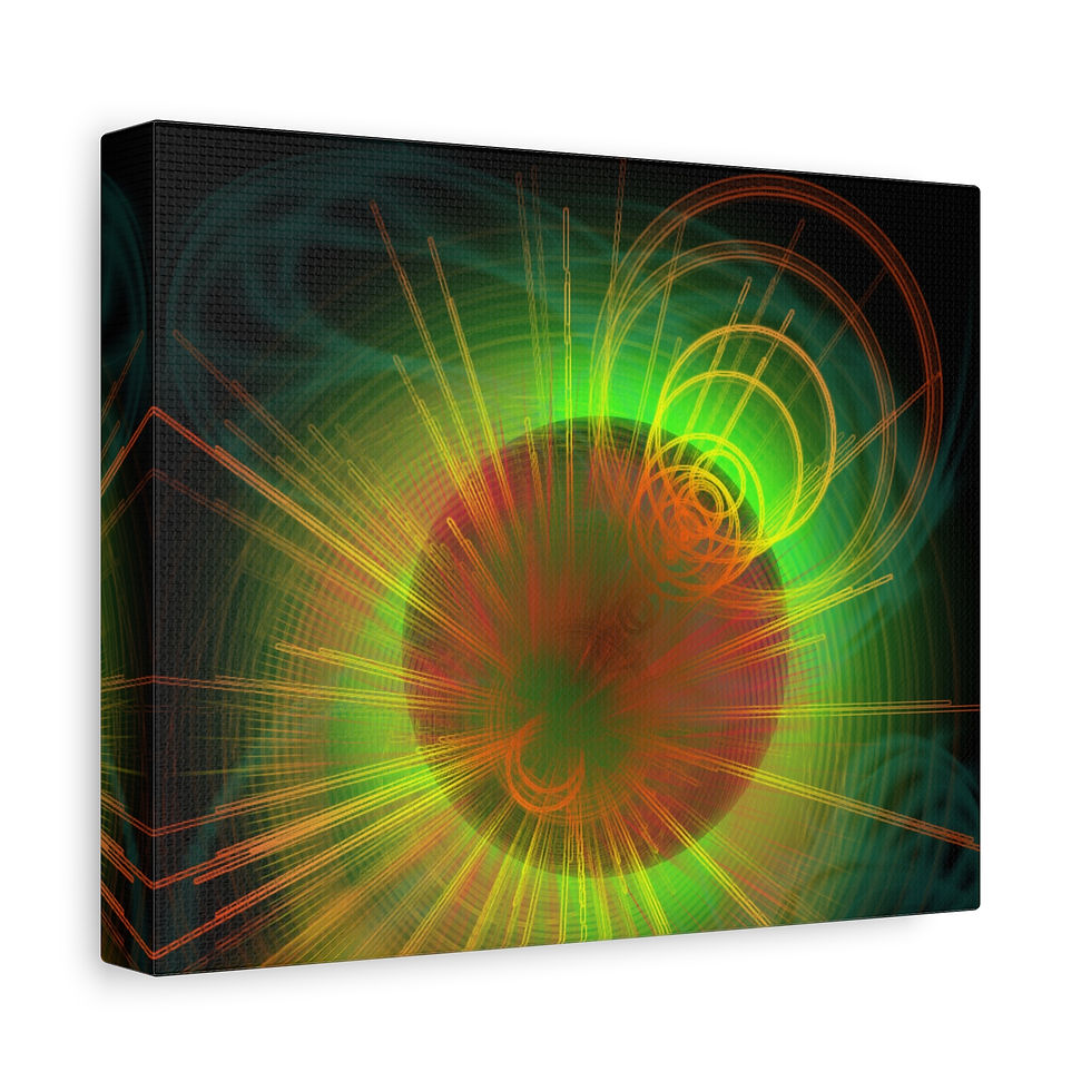 Thumbnail: Negative Orbit Canvas Gallery Wraps