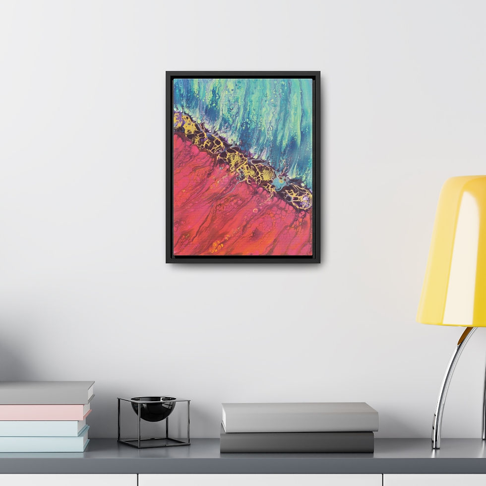 Thumbnail: The Balance Of Seas Canvas Wraps With Vertical Frame