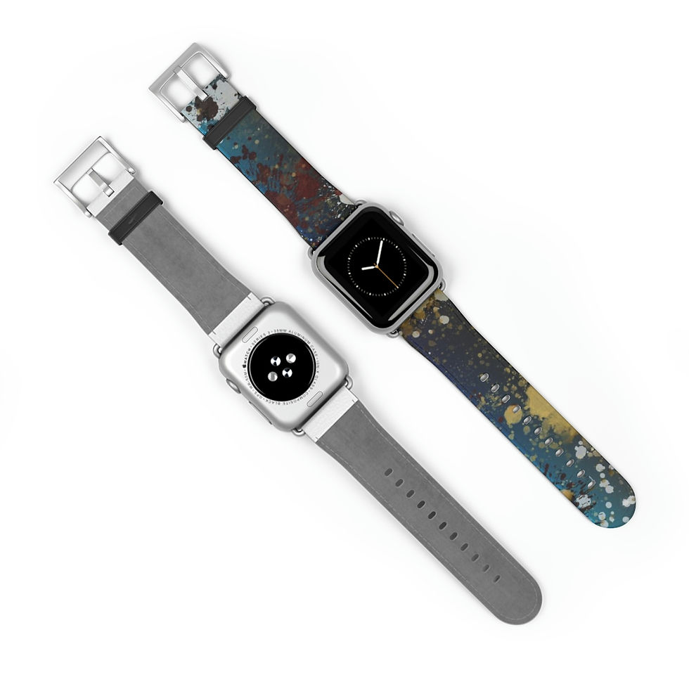 Thumbnail: Golden July Curtains Apple Leather Watch Band