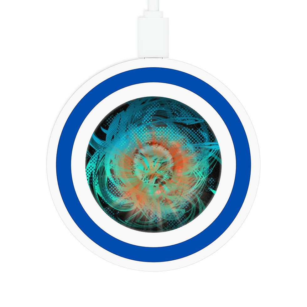 Thumbnail: Sketchy Illumination Wireless Charging Pad
