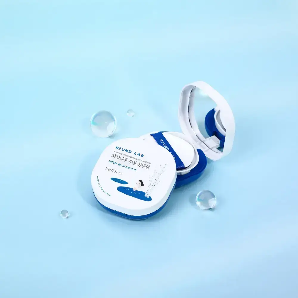 Round Lab Birch Juice Moisturizing UV Lock Sun Cushion SPF 50+