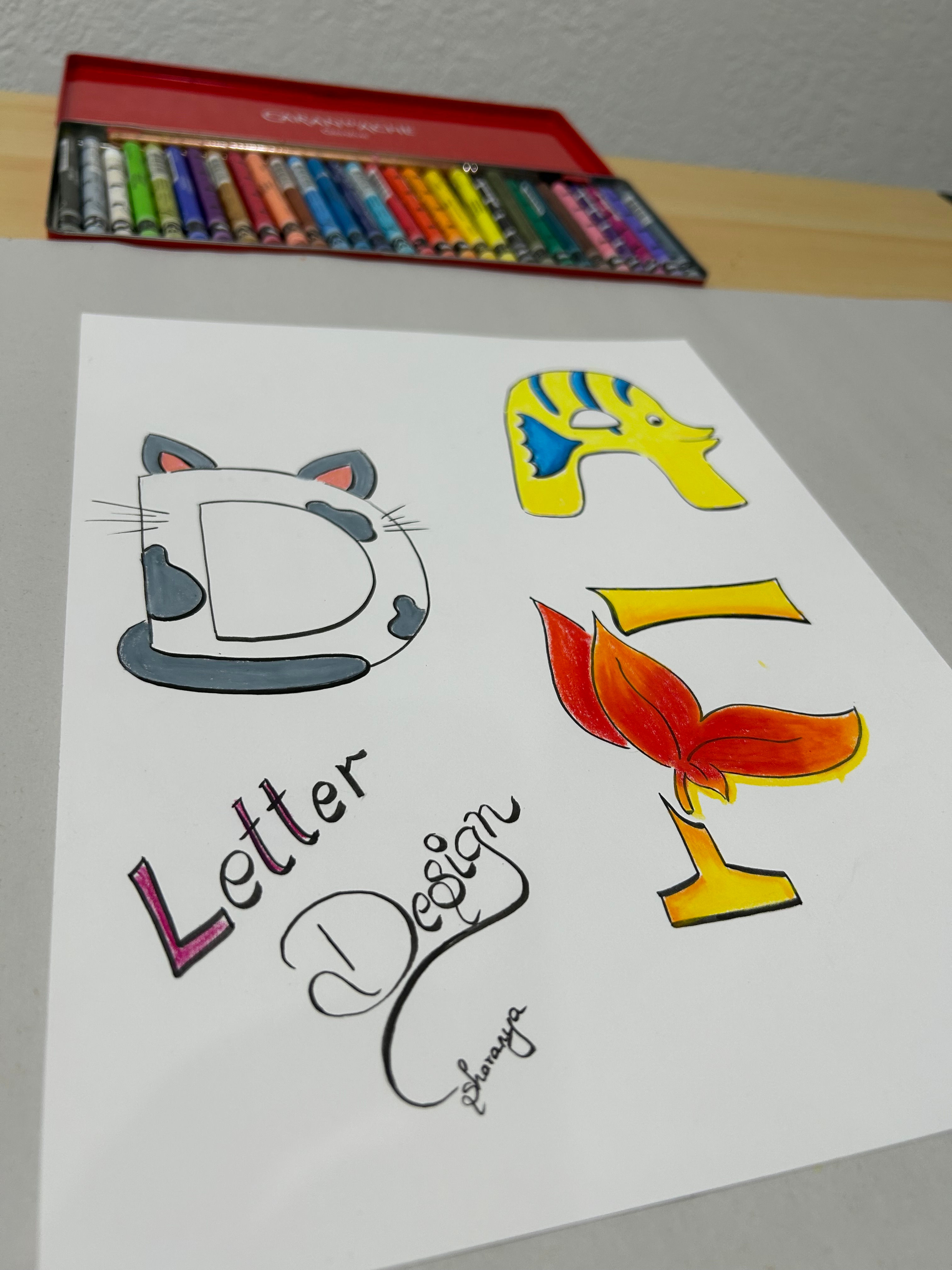 Letter Design Worksheet