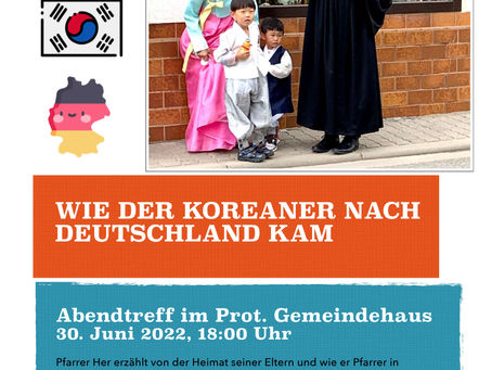 Wie der Koreaner nach Deutschland kam