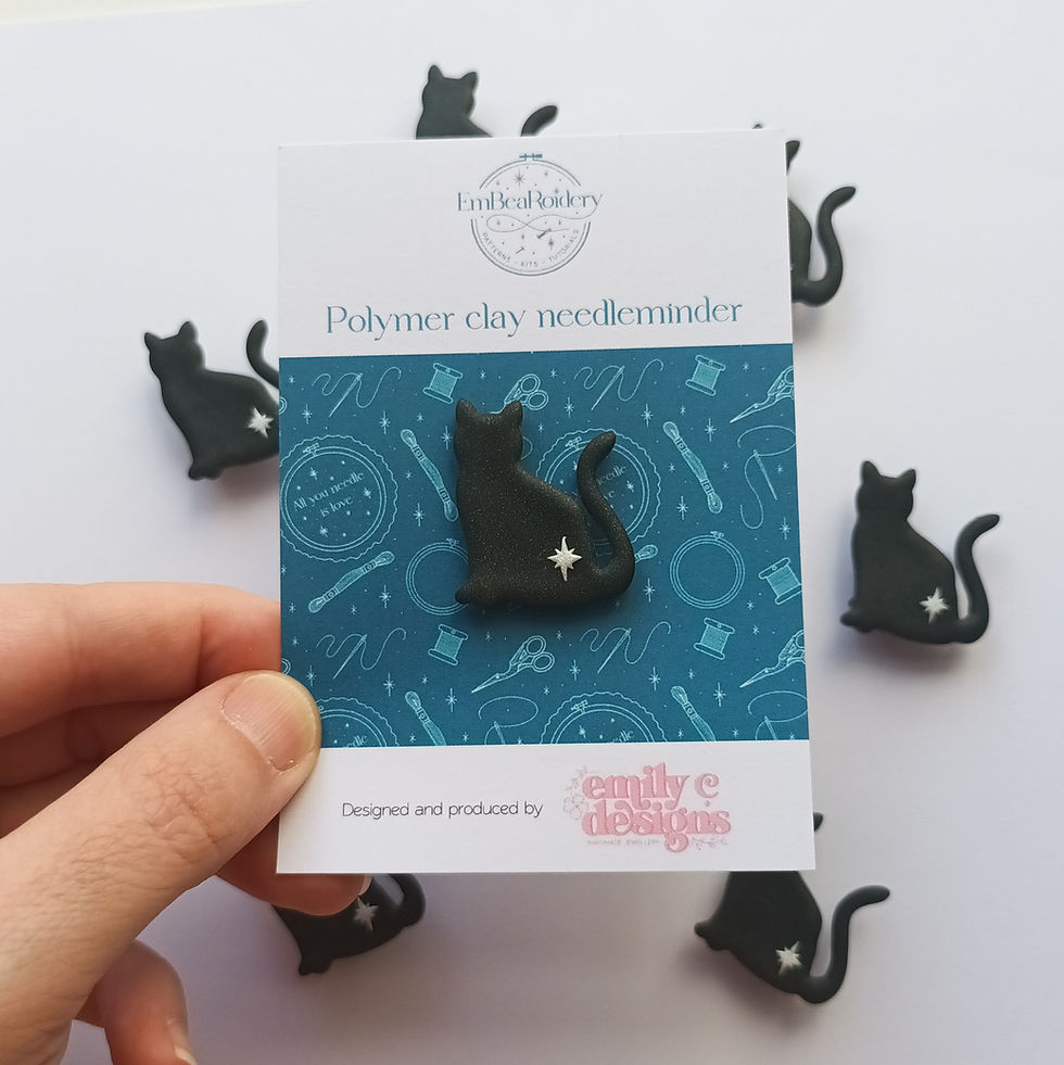 Thumbnail: Black cat - needleminder