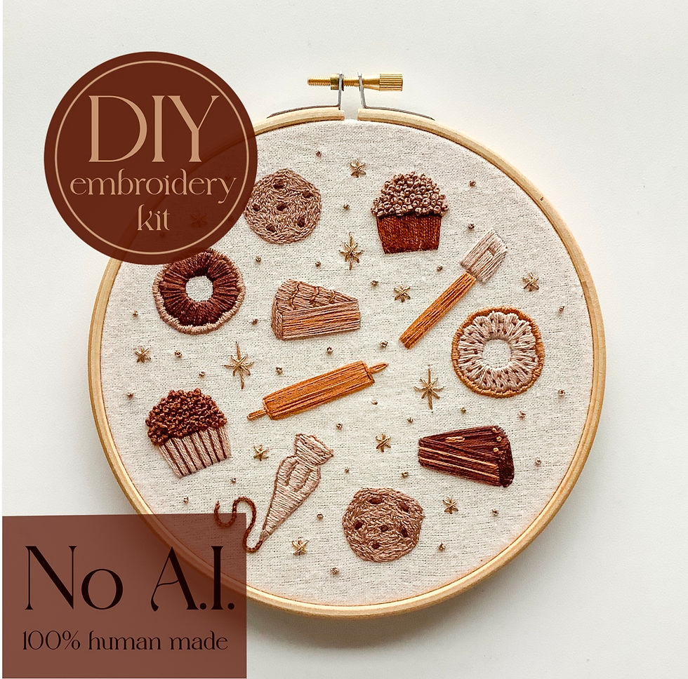 Bake it easy - beginners embroidery kit
