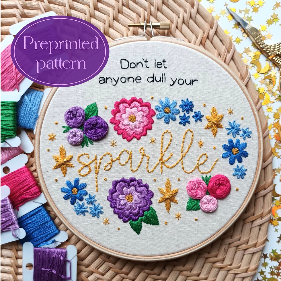 Thumbnail: Sparkle - Preprinted pattern for beginners