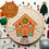 Thumbnail: Gingerbread house - beginners embroidery kit
