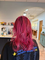 Pink hair color