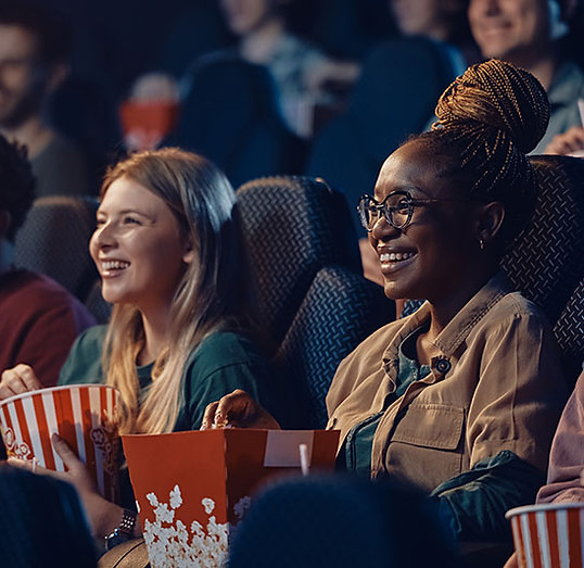 Cinema People Watching Movie