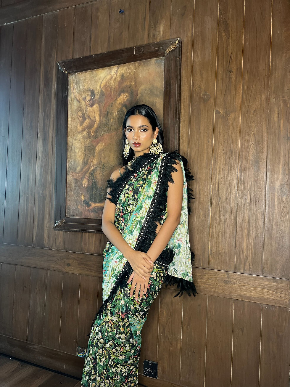 Thumbnail: Tara Couture Stitched Sari