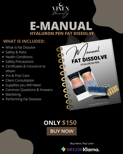 E-Manual Hyaluron Pen (For Fat Solution) | Vixen Beauty