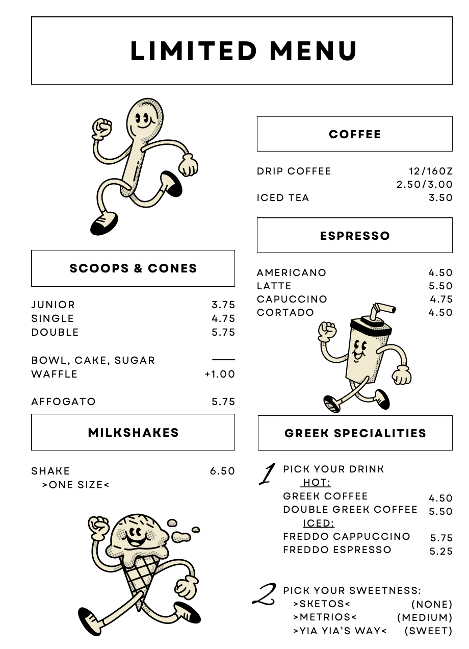 Mazeē Menu