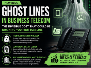 Ghost lines in business telecom guide showing what they are, where they come from, and how much they cost multi-location businesses, Craft Enterprises 2026