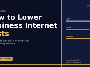 How to Lower Business Internet Costs at Multiple Locations
