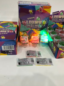 LED Light-Up Ring Candy — Wearable Treat with Flashing LEDs