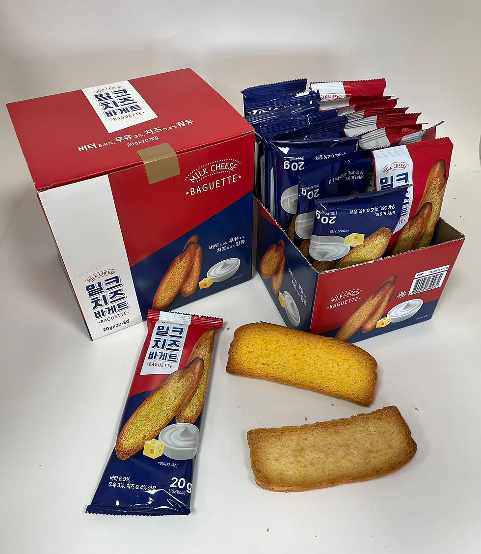 Milk Cheese Baguette: a Tiny, Ultra-Crisp “Bakery” Snack That Moves