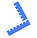 Rulers bleu