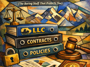 The Bitcoiner’s Legal Stack: The Boring Stuff That Protects You