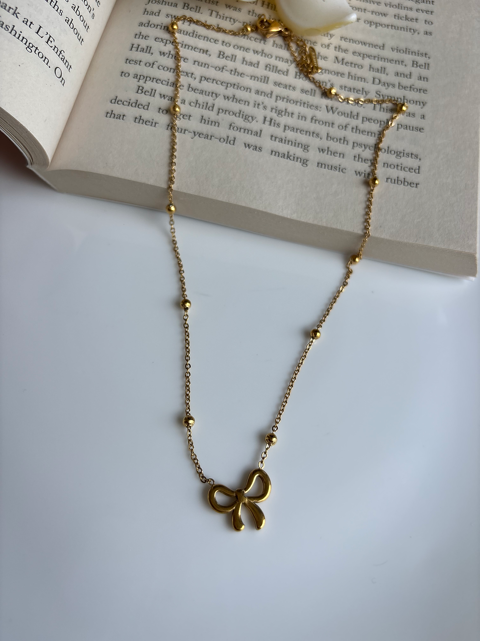 Thumbnail: Bow Necklace | Antitarnish 