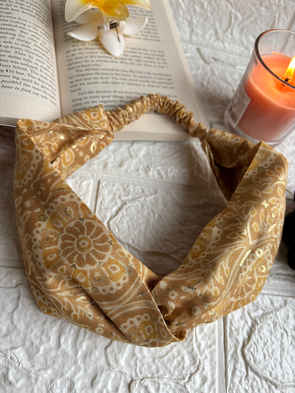 Thumbnail: Gold touch | knot Headband 