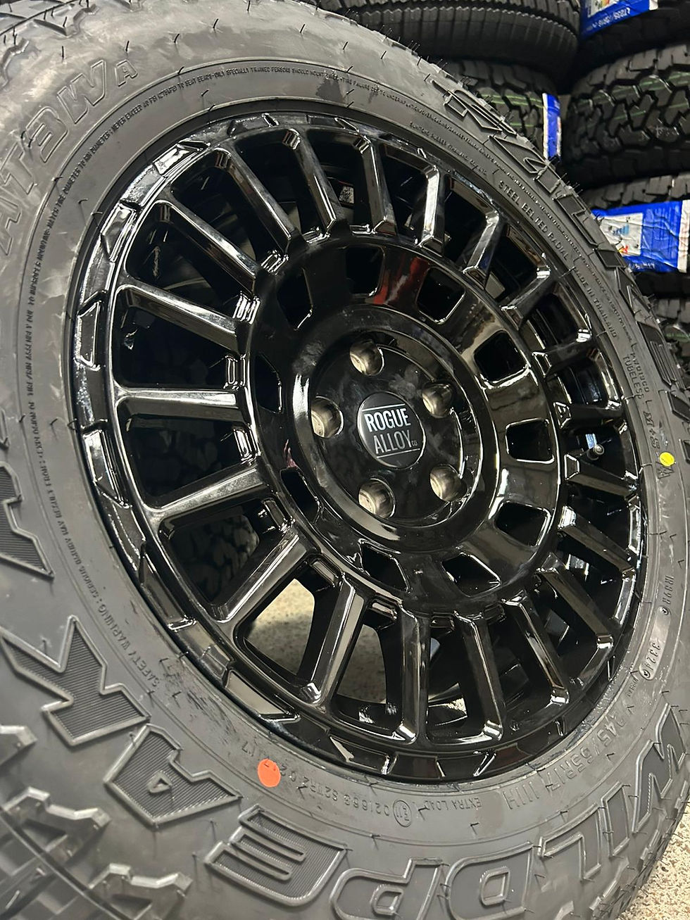 Thumbnail: 1x 17” LCX GLOSS BLACK 5000kg LOAD RATING