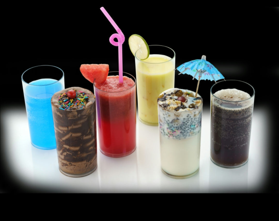 National 6 pic glass set ( transparent fibre )