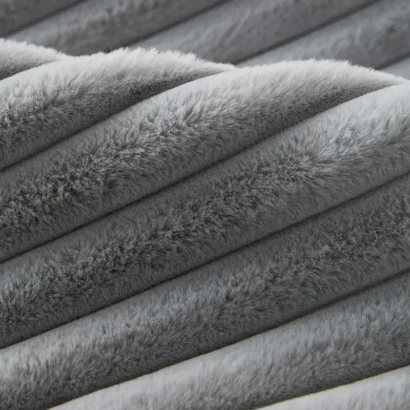 Miniatura: Super Soft Rabbit Plush Quilted Sofa Towel