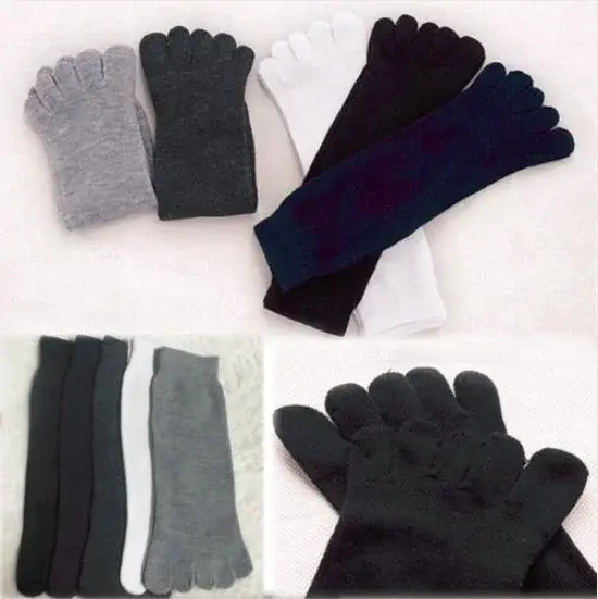 Thumbnail: 1Pair Unisex Men Women Five Finger Style