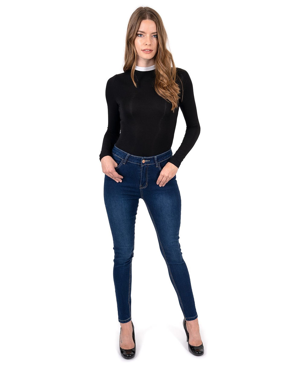 Thumbnail: Alexis High Waist Skinny Jeans