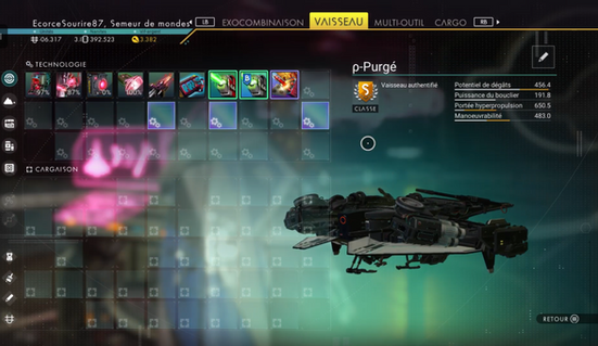 No Man's Sky - NMS sentinel ship class S