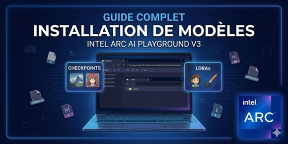 Installer manuellement Checkpoints et LoRAs Intel AI Playground