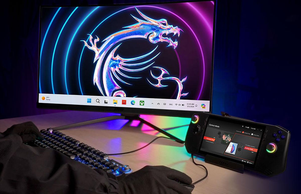 MSI Claw A1M : la console portable à 450€ pour découvrir l’IA locale et générer des images AI