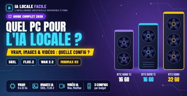 PC pour IA locale en 2026 : quelle config pour SDXL, FLUX.2 et la vidéo IA ?