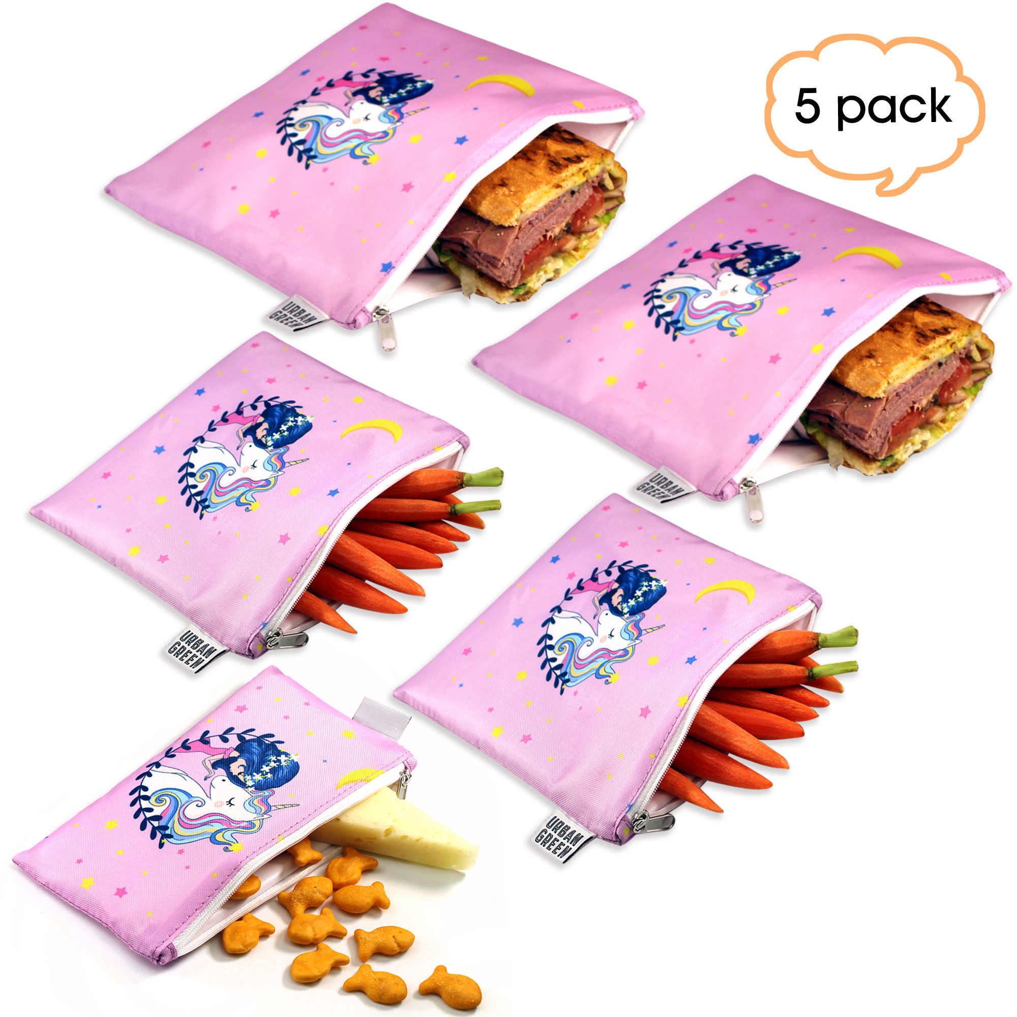 Reusable Sandwich & Snack bags