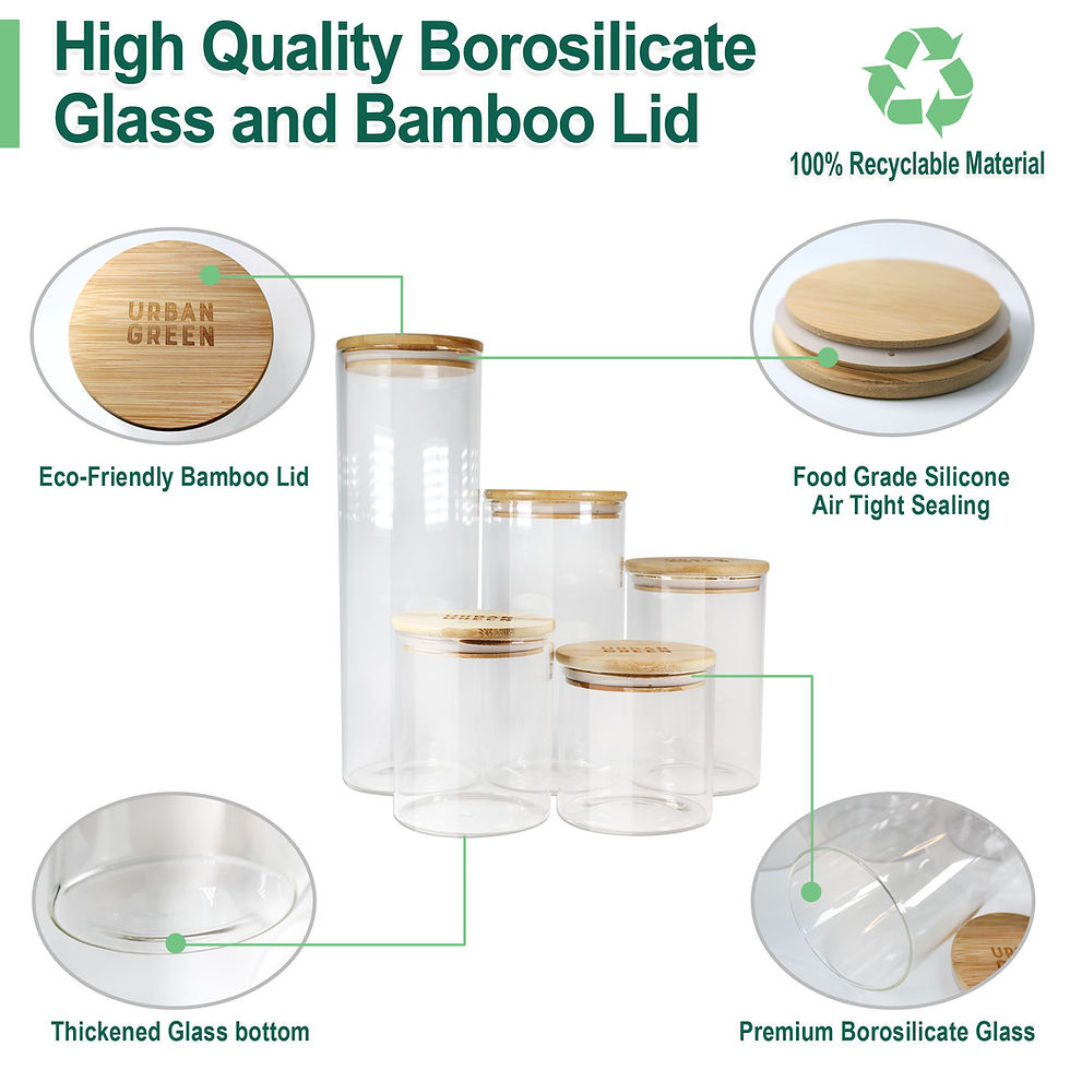 Thumbnail: Class Jar with Bamboo 5 sets