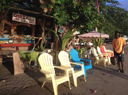 Dominica, beach bar