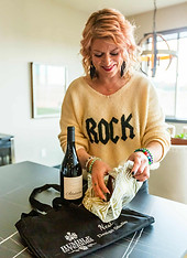 Rumble Interiors head designer stephanie castillo in her vintage eclectic design