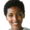 eDesign client, young woman, black hair, smiling at camera.