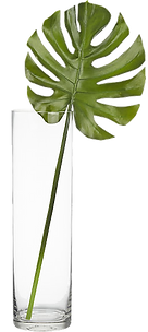 tropical faux plant home decor