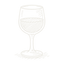 wine glass handrawn clipart