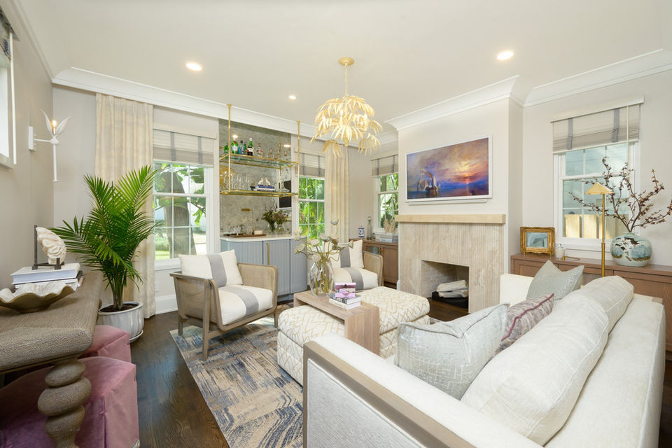 Midcentury Modern with Soul. Custom cabinetry, Bespoke details and nuanced neutrals inspired condo project by Katie Walker interior designer of Slate Studios Tampa FL