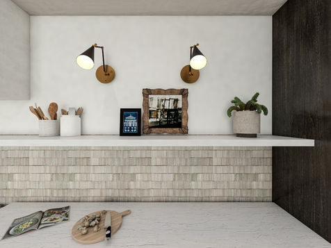 Rustic Spanish Mediterranean home, kitchen. Interior Design project by Slate Studios, Tampa Florida.