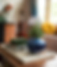coffee table decor and styling