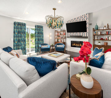 midcentury modern great room renovation