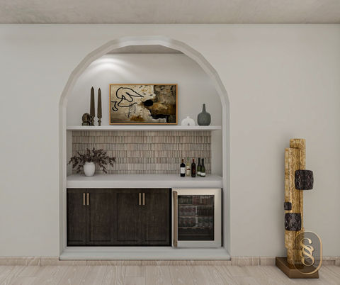 Rustic Spanish Mediterranean home. Full service Interior Design project by Slate Studios, Tampa Florida.
