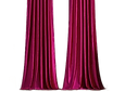 rumble interiors hot pink glam curtains