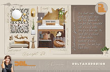 Concept Designs | Modern Lisa Dunefsky DBL Take Designs Boho eDesign Project