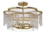 rumble interiors modern contemporary gold crystal chandelier