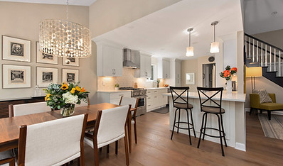 Modern + Contemporary Kitchen and Dining Area | Horizon Interior Design Renovation Project